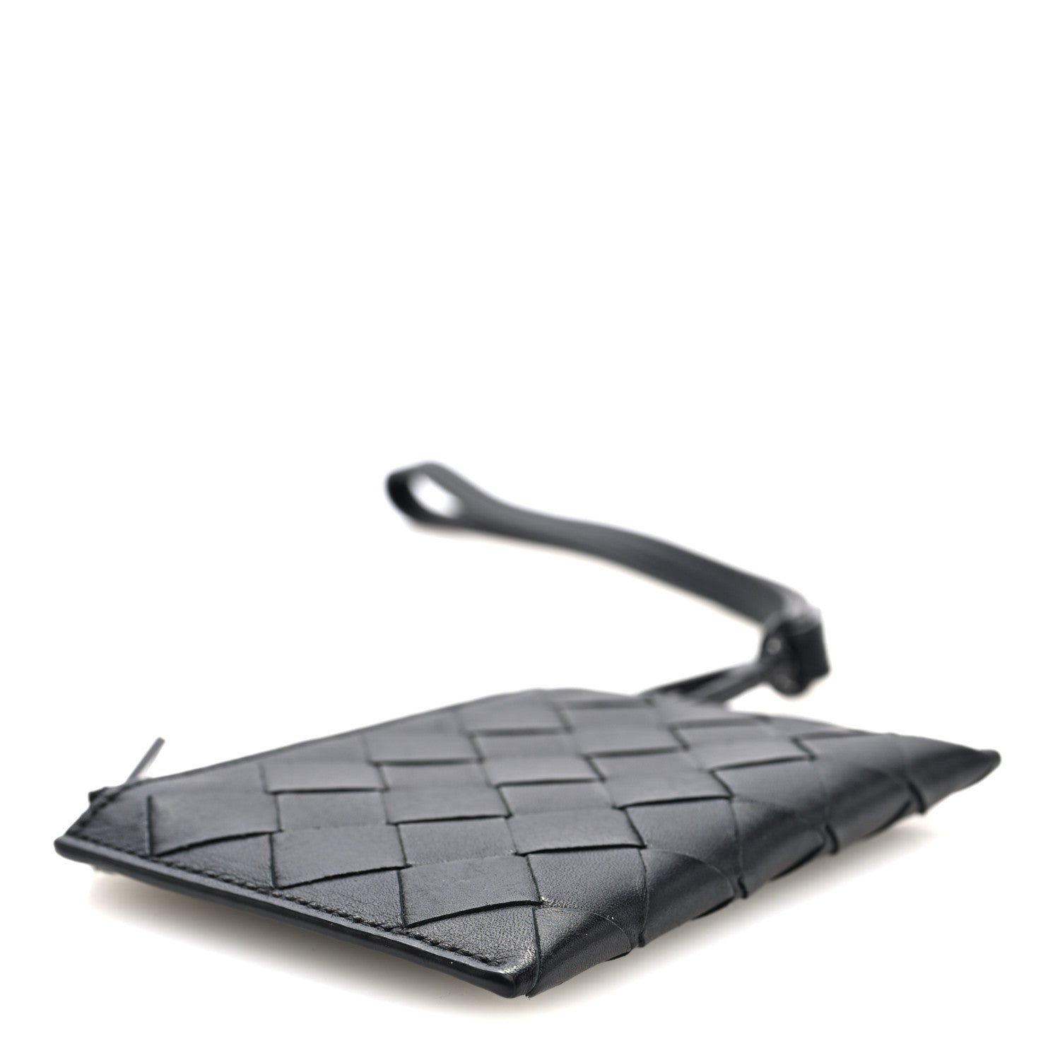 Bottega Veneta Nappa Intrecciato Wristlet Card Holder Black 4 of 6