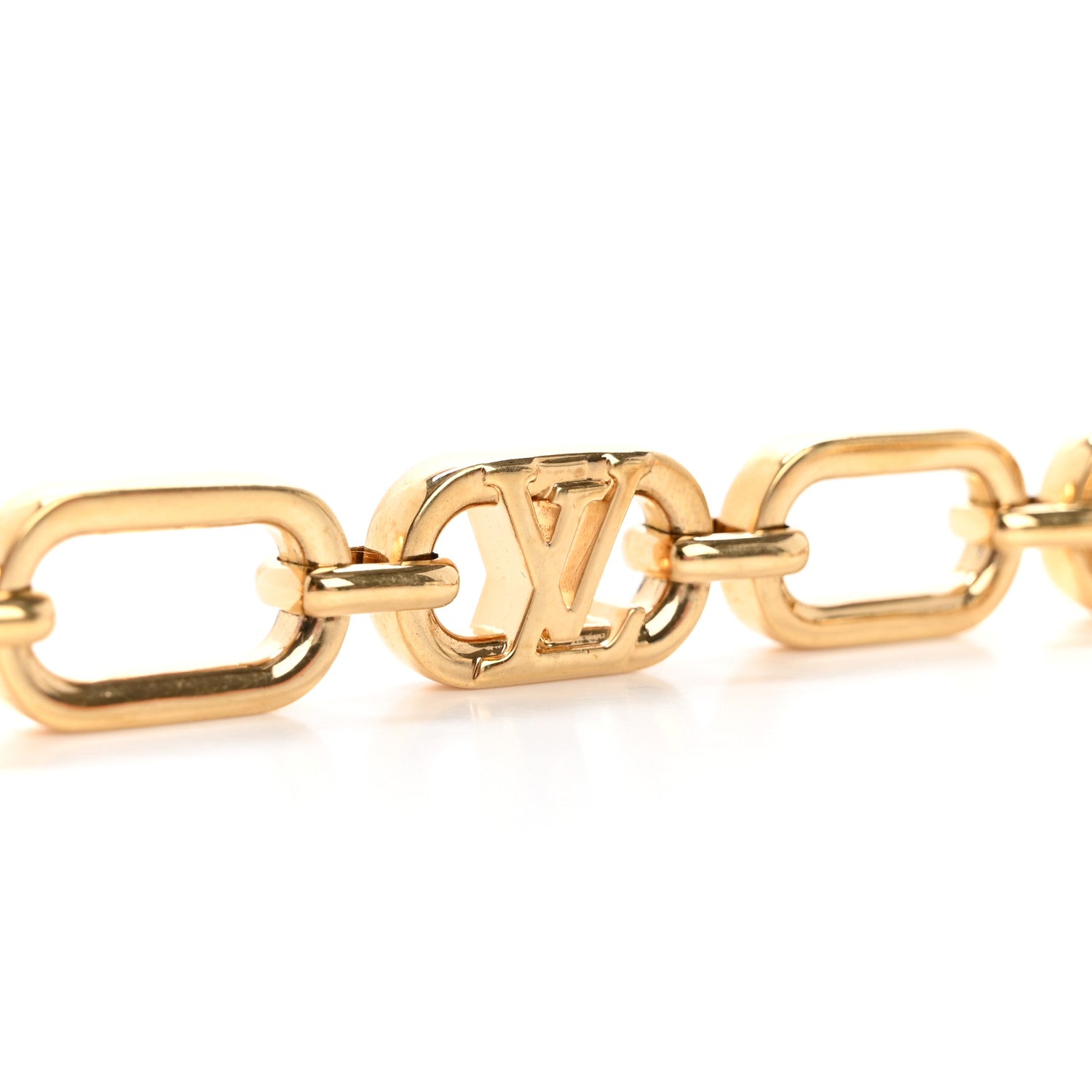 Louis Vuitton Metal My LV Chain Bag Charm Gold 7 of 8