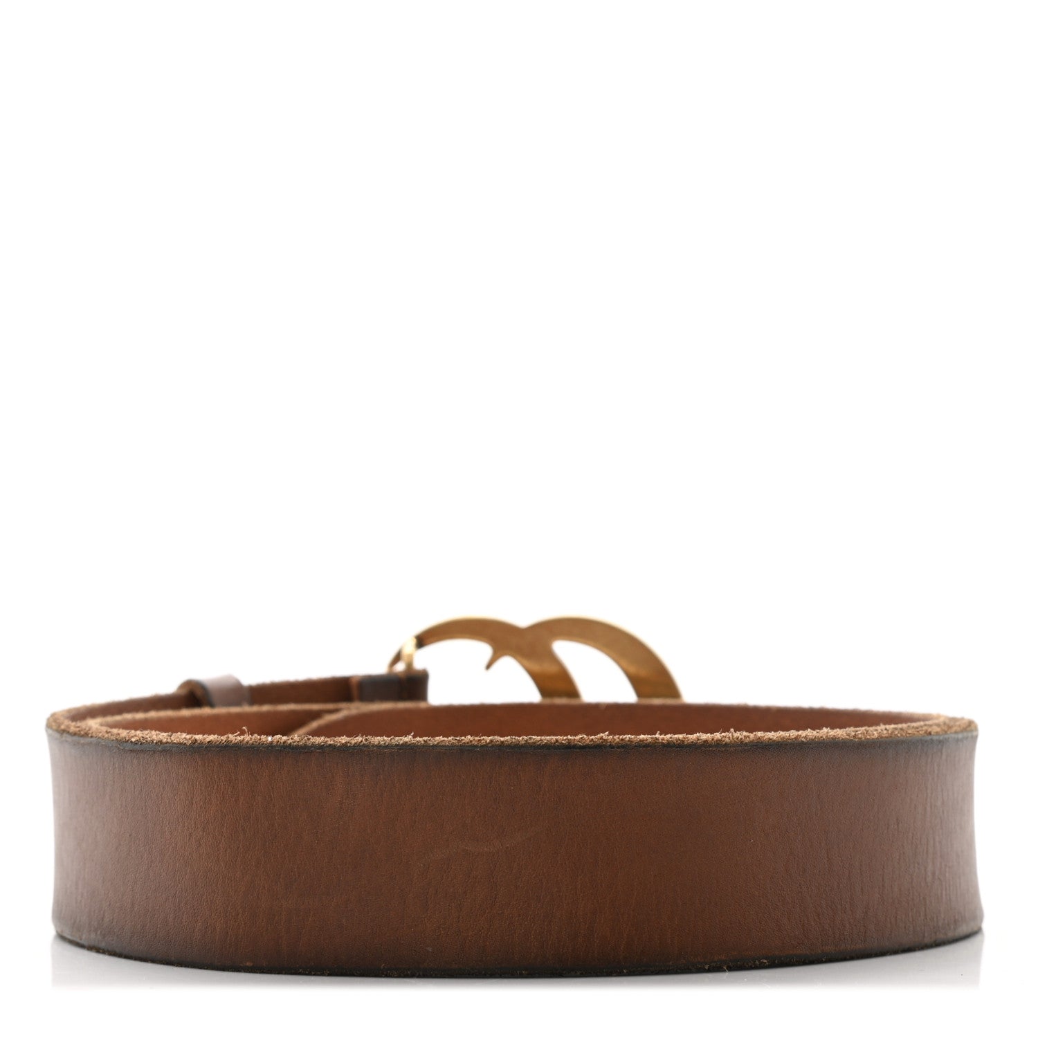 Gucci Faded Calfskin Double G 40mm Belt 95 38 Cuir 2 of 5