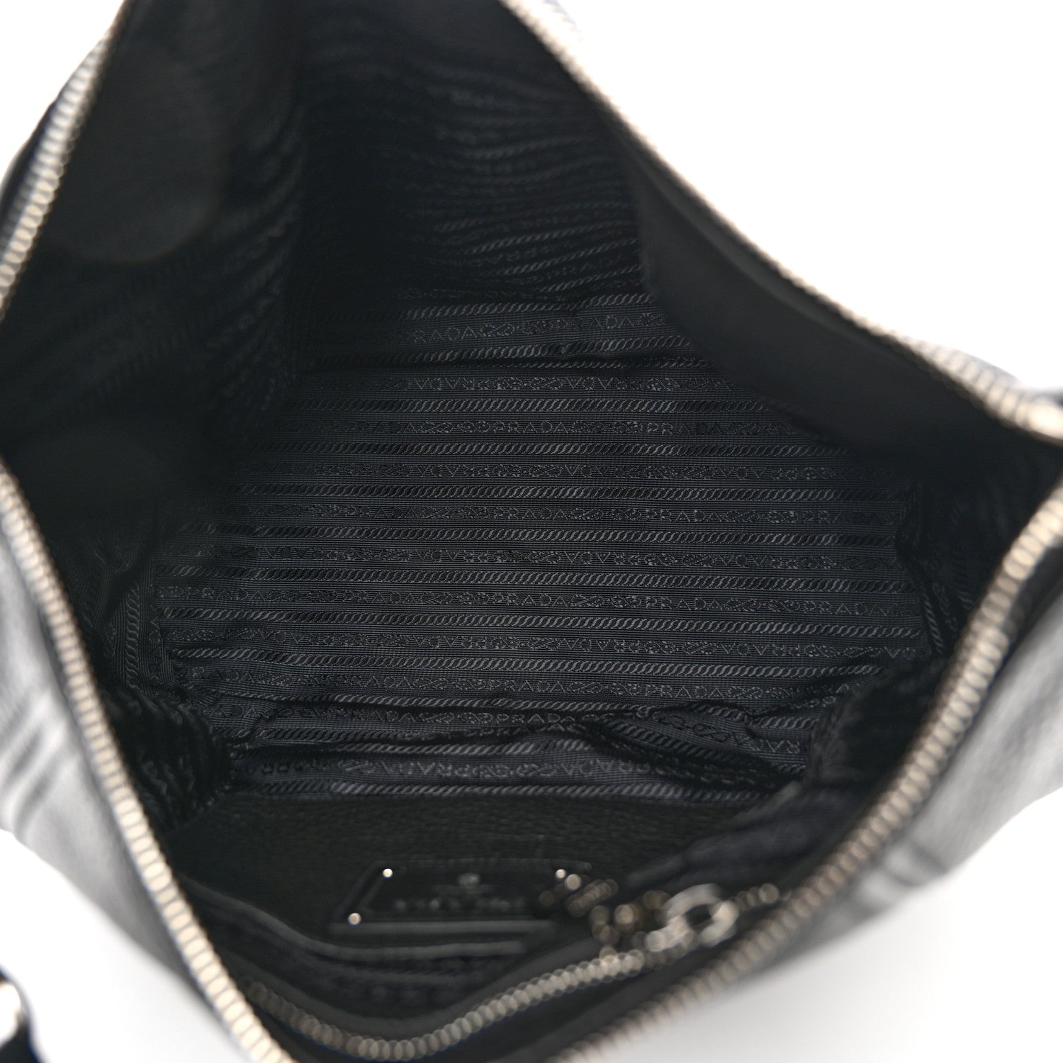 Prada Vitello Phenix Hobo Black 5 of 11