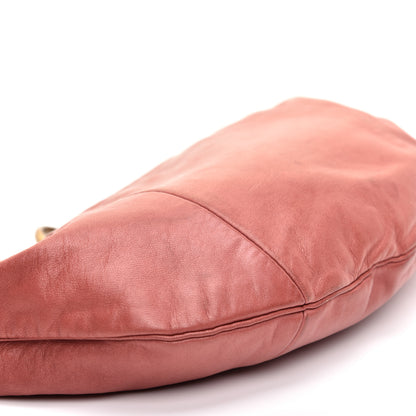 Chanel Lambskin Small Chain Hobo Pink 6 of 11