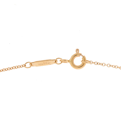 Tiffany 18K Rose Gold Diamond Small Ampersand Pendant Necklace 5 of 8