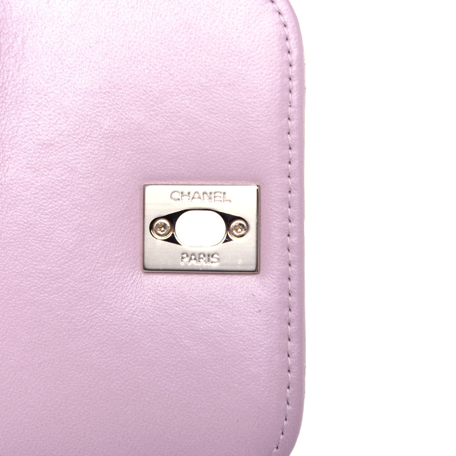 Chanel Lambskin Quilted Mini Trendy CC Clutch With Chain Light Pink 8 of 10