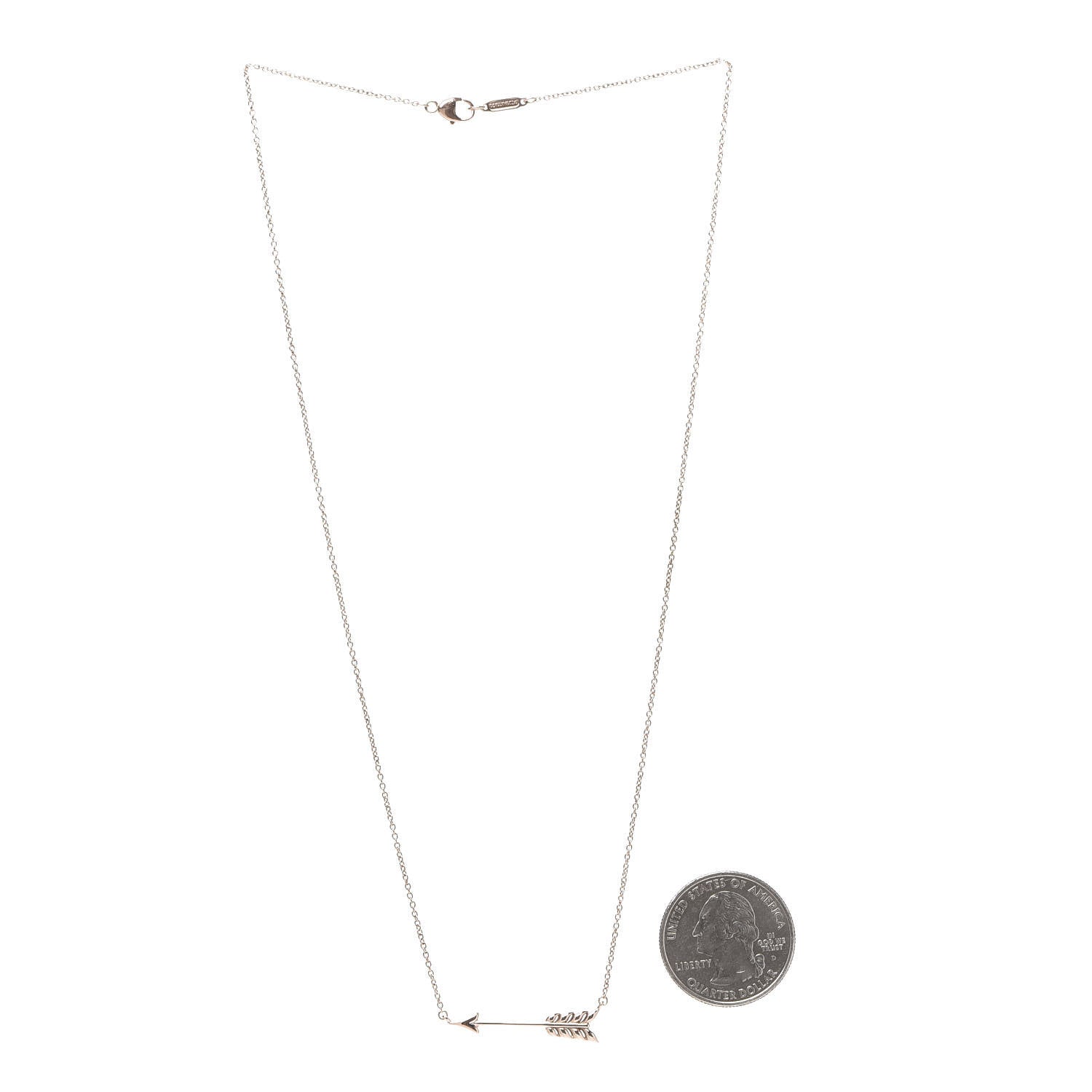 Tiffany Rubedo Arrow Pendant Necklace 3 of 5