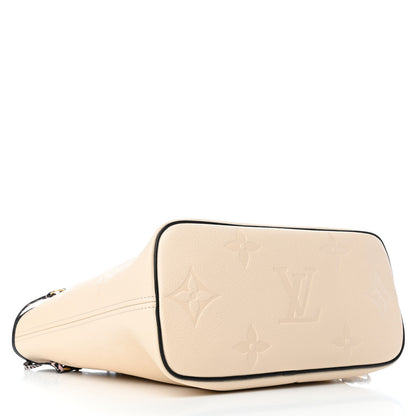 Louis Vuitton Empreinte Monogram Giant Wild At Heart Neverfull MM Creme 3 of 4