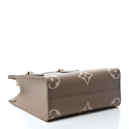 Louis Vuitton Empreinte Monogram Giant Onthego PM Tourterelle Creme 4 of 10
