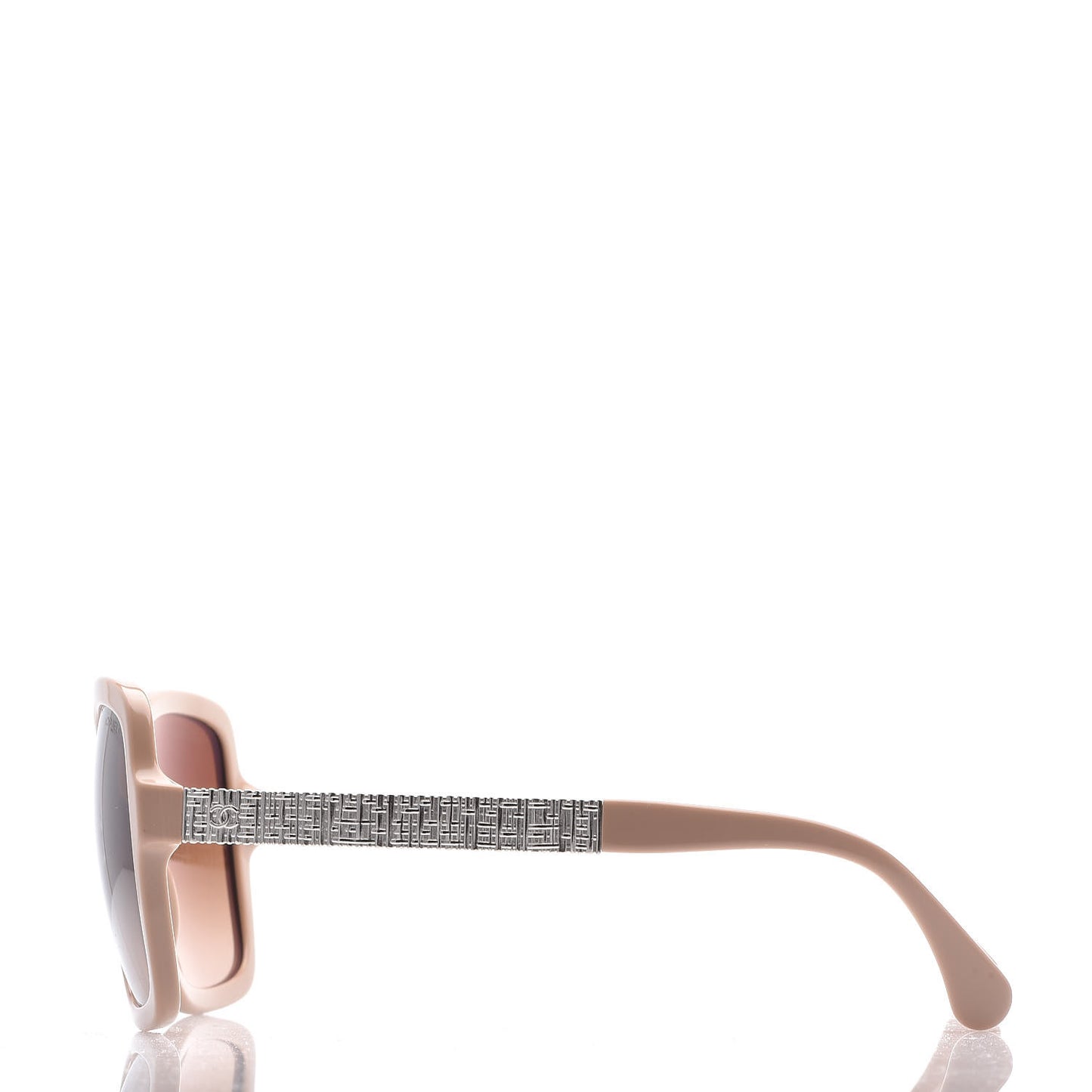 Square Winter Sunglasses 5383 Beige