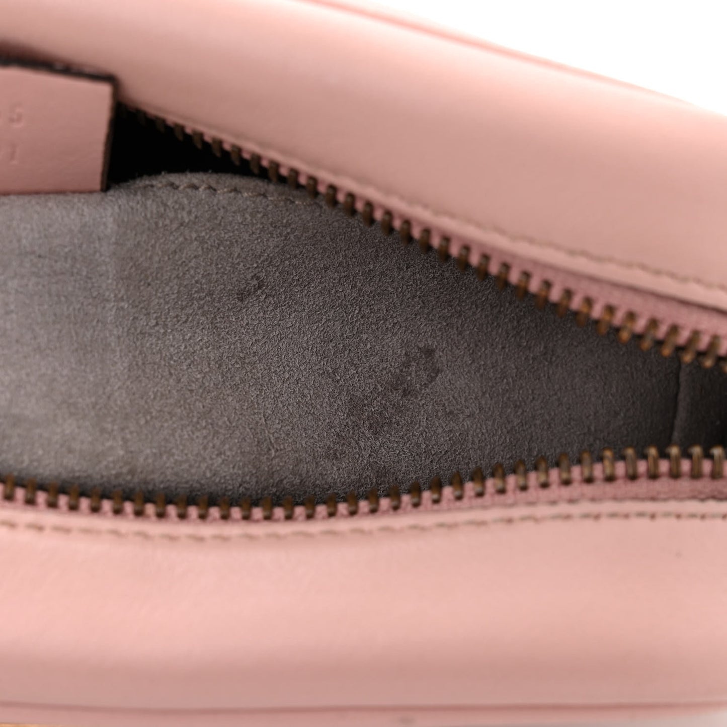 Calfskin Matelasse Mini GG Marmont Chain Shoulder Bag Perfect Pink