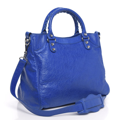 Balenciaga Agneau Giant 12 Silver Hardware Velo Bleu Lazuli 3 of 11
