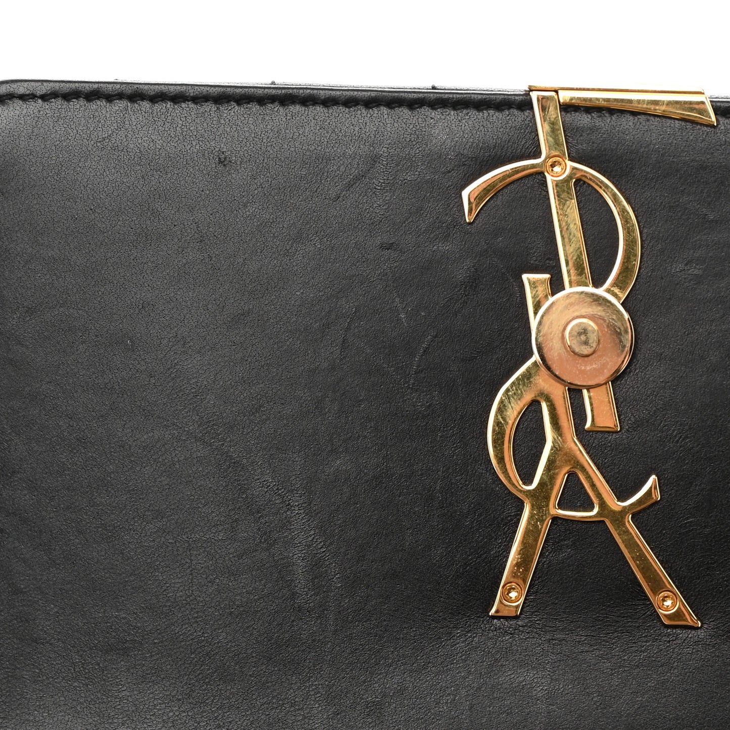 Lambskin Matelasse Monogram Medium Vicky Chain Bag Black