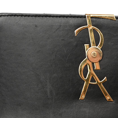 Saint Laurent Lambskin Matelasse Monogram Medium Vicky Chain Bag Black 11 of 15