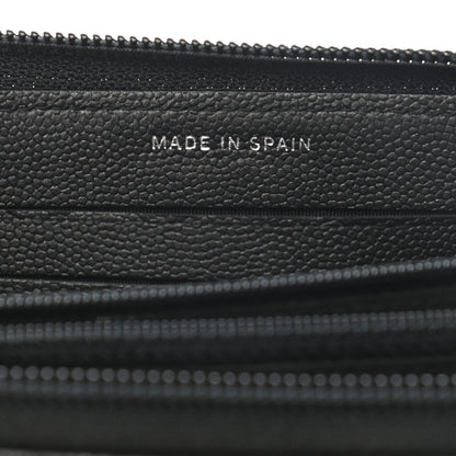 Chanel Caviar Quilted Small Boy Zip Around Wallet So Black 6 of 8