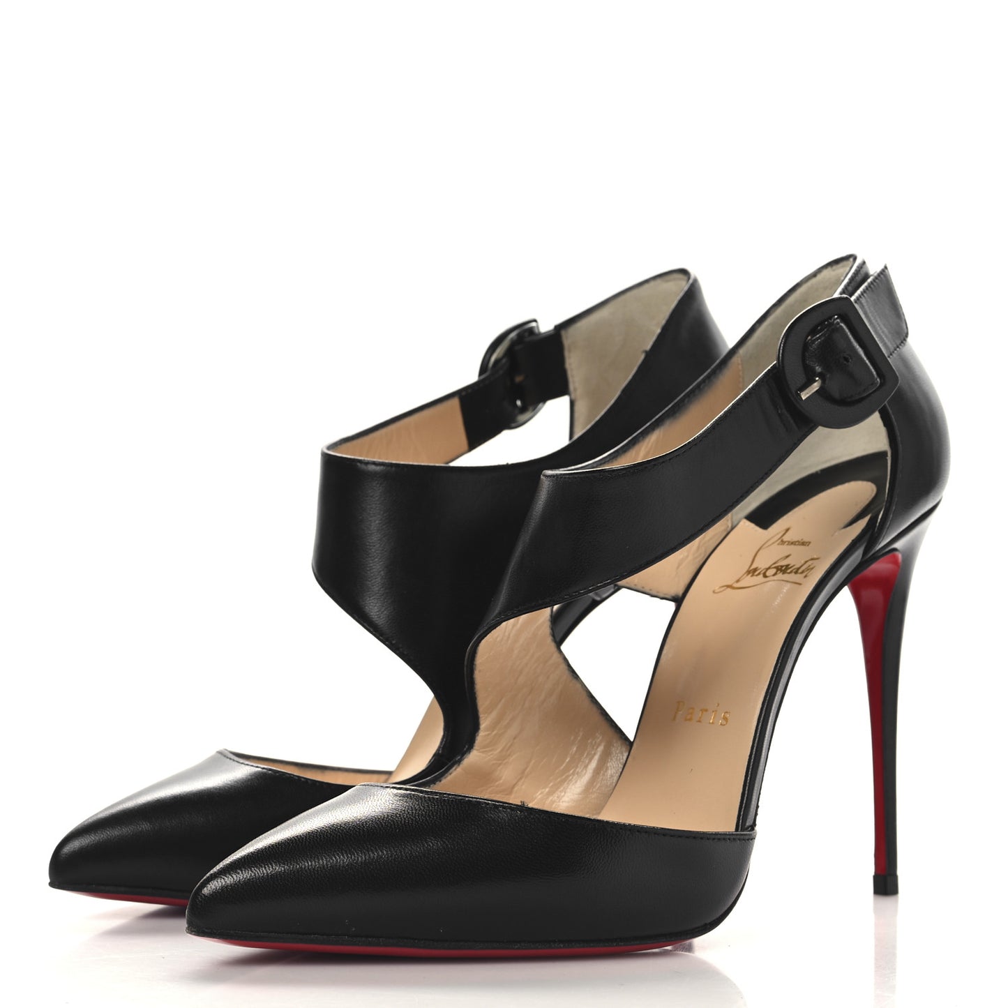 Shiny Nappa Sharpeta 100 Pumps 39 Black