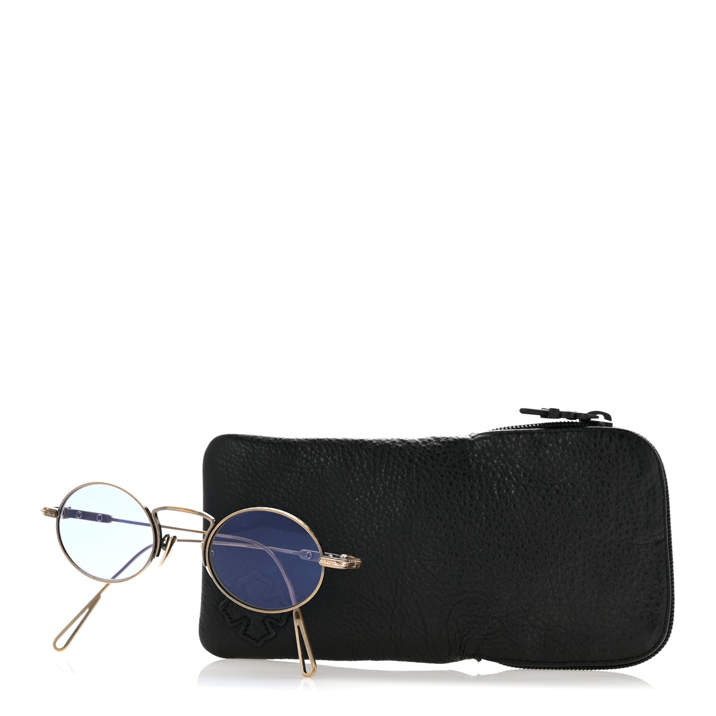 Metal Clapper Sunglasses Gold