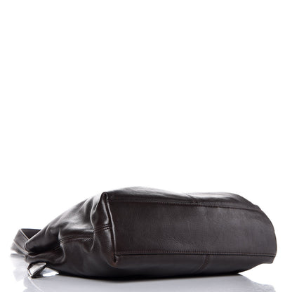 Chanel Lambskin CC Tote Brown 4 of 10