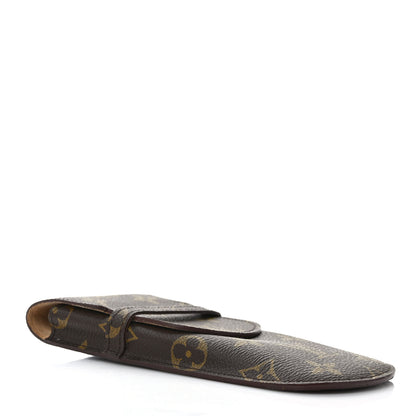 Louis Vuitton Monogram Glasses Sunglasses Case w Flap 4 of 6