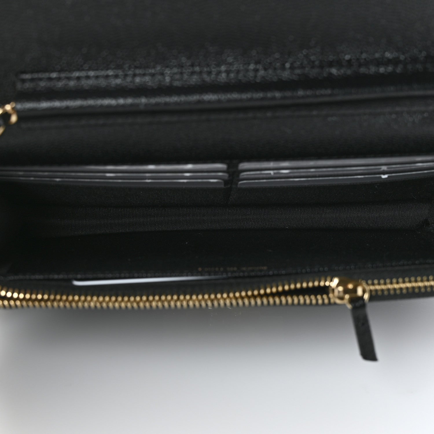 Chanel Caviar Quilted Golden Class Wallet On Chain WOC Black 5 of 10