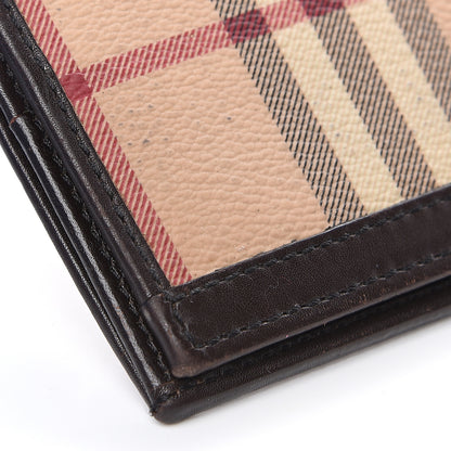 Burberry Haymarket Check Continental Wallet Chocolate 12 of 14