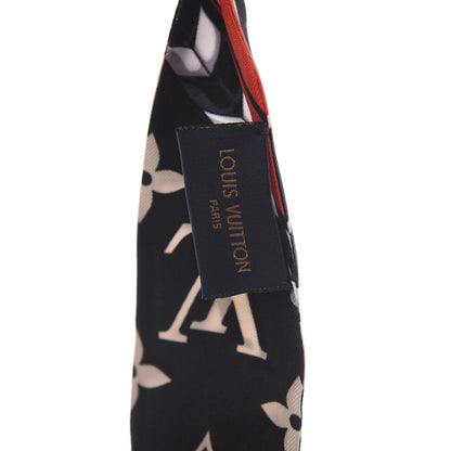 Louis Vuitton Silk Monogram LV Crafty Bi Color BB Bandeau Black Cream 2 of 4