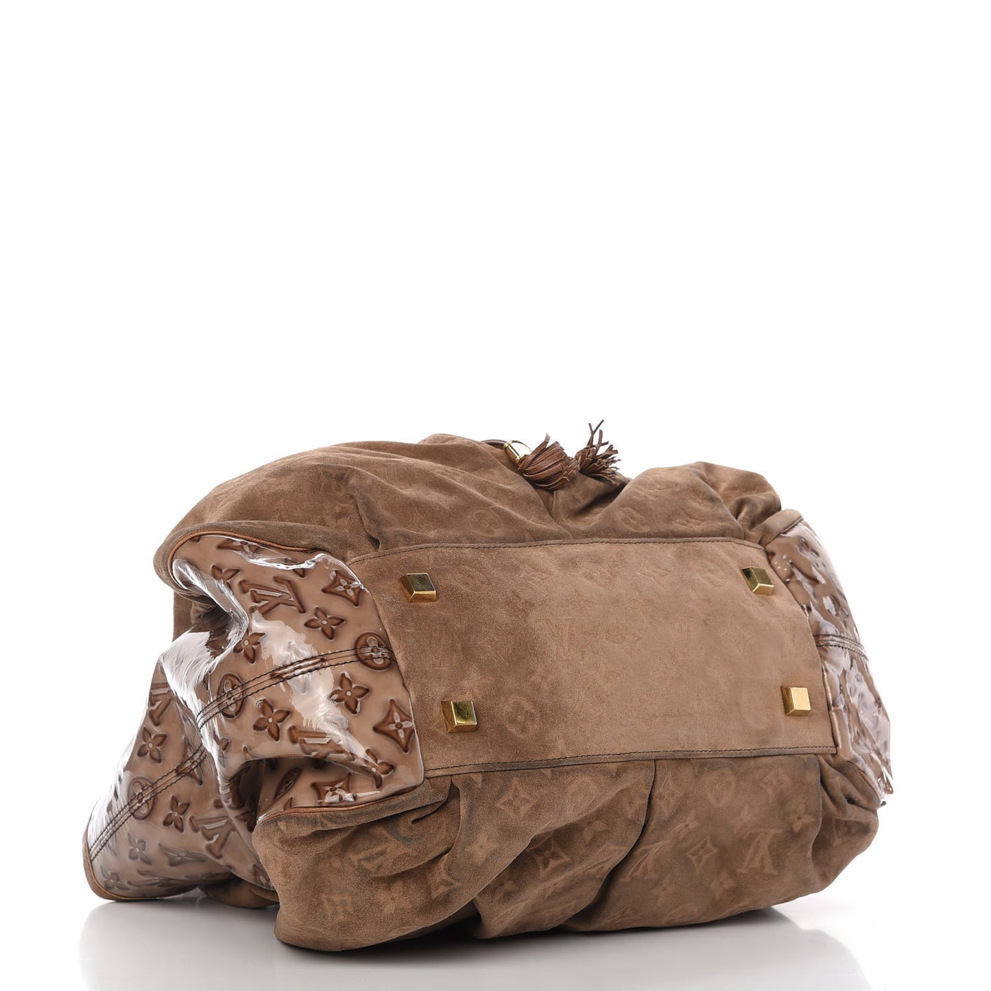 Suede Patent Monogram Irene Brown