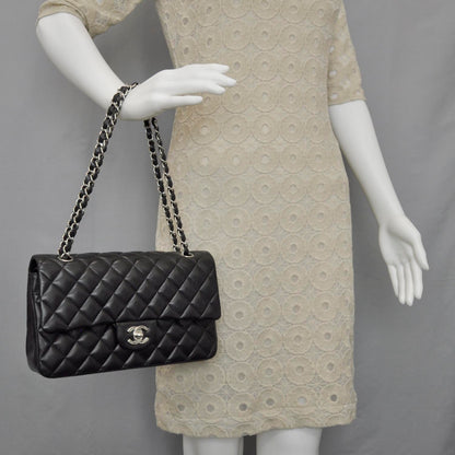 Chanel Lambskin Medium Double Flap Black 2 of 11