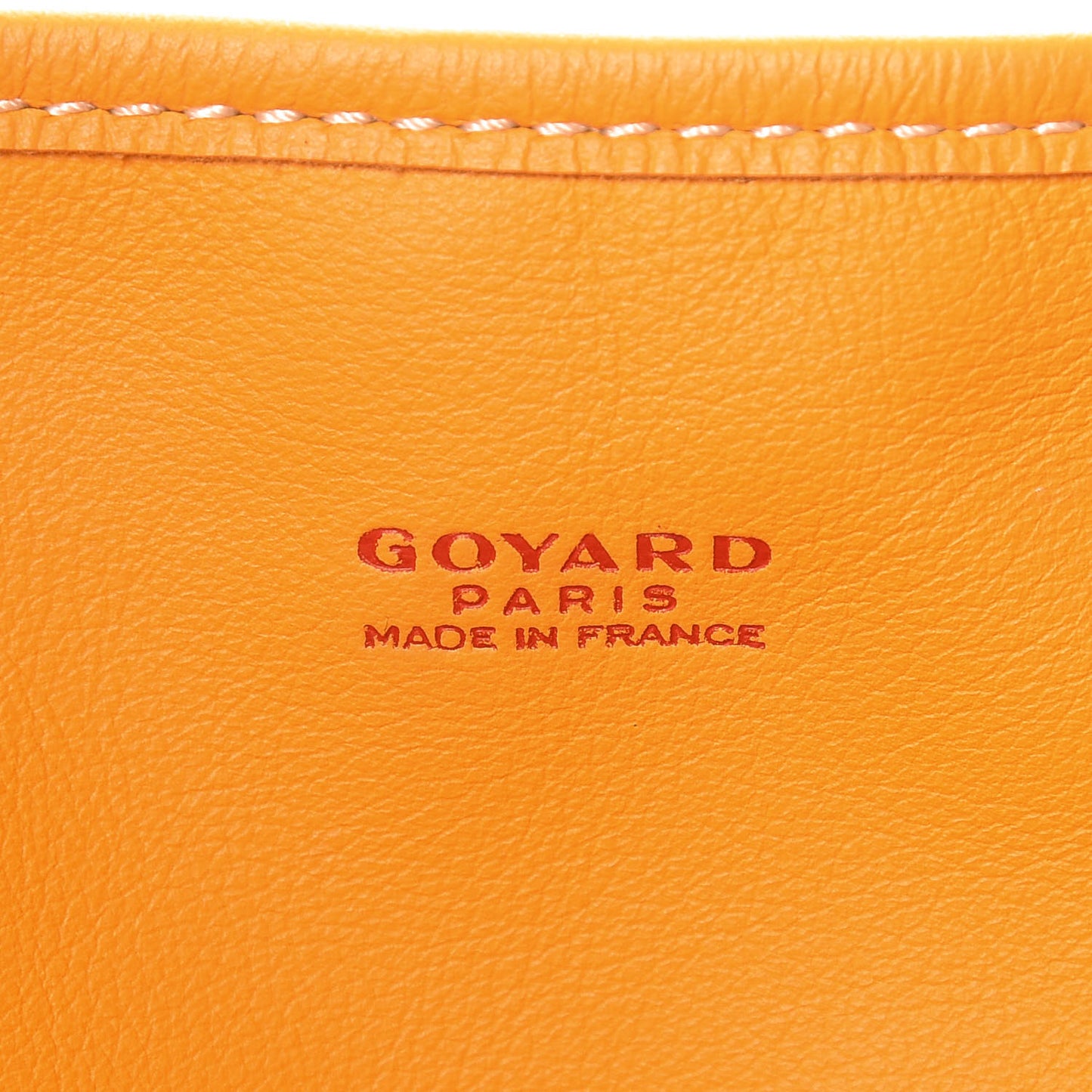 Goyardine Reversible Anjou PM Yellow