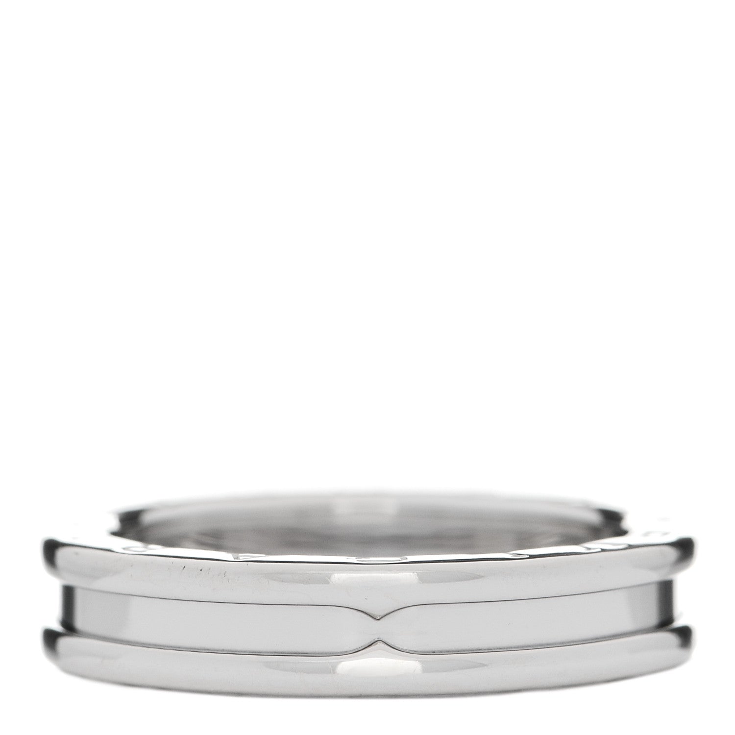 Bulgari 18K White Gold B.Zero1 One-Band Ring 58 8.5 2 of 4