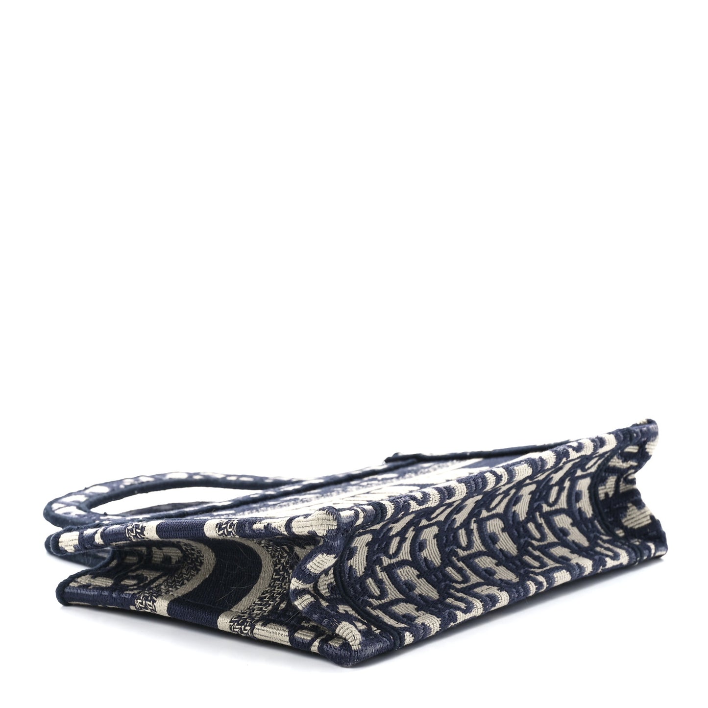 Oblique Mini Book Tote Blue Multicolor