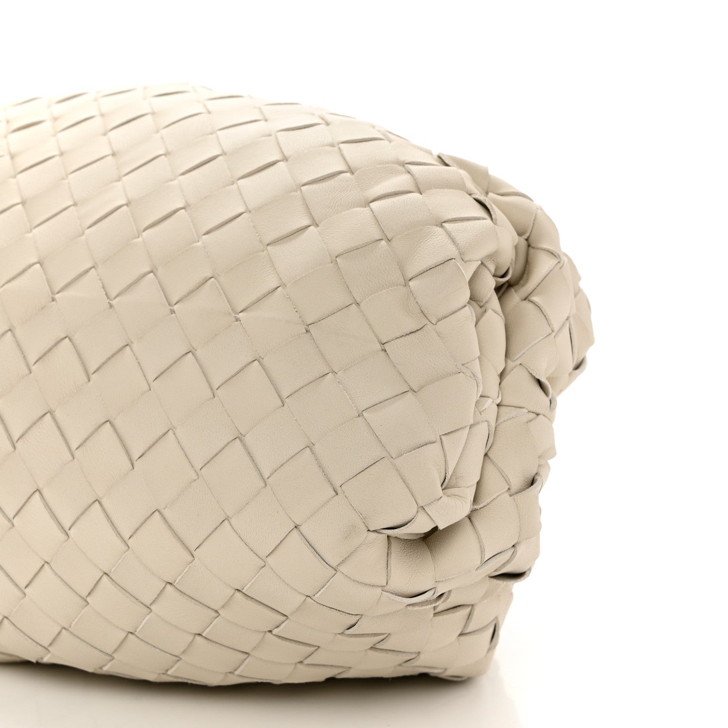 Bottega Veneta Nappa Maxi Intrecciato The Pouch Oversized Clutch Plaster 10 of 12