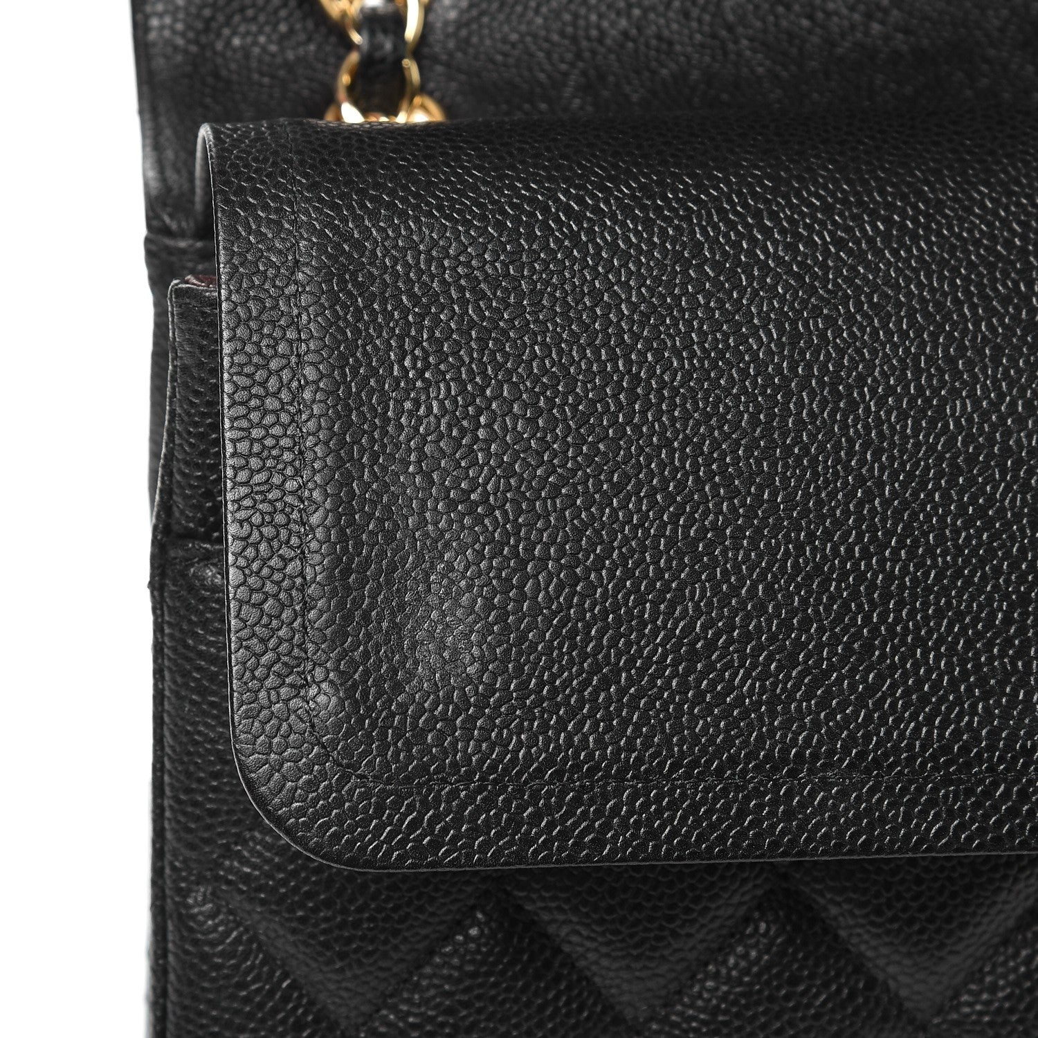 Chanel Caviar Quilted Maxi Double Flap Black 10 of 13