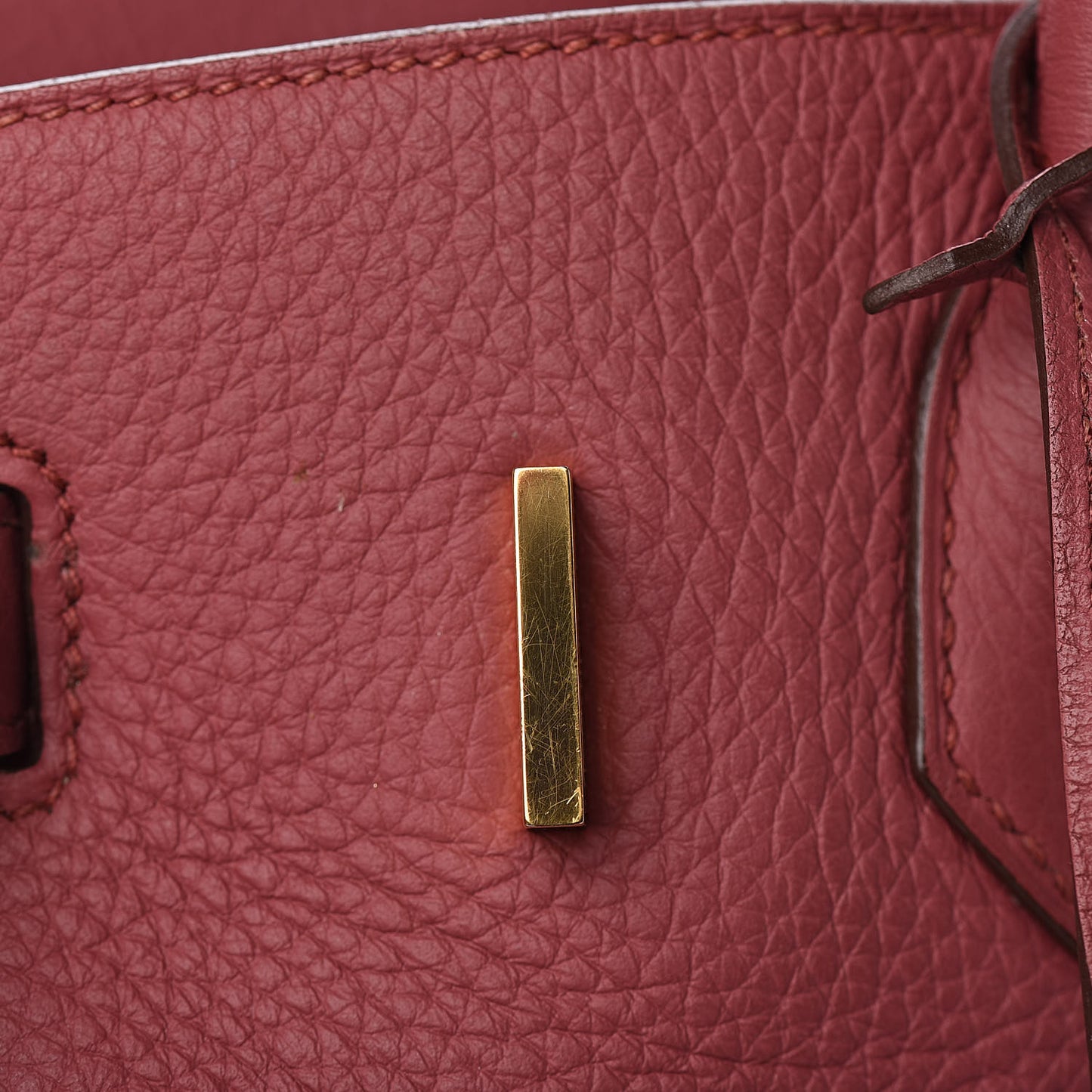 Taurillon Clemence Birkin 30 Bois de Rose