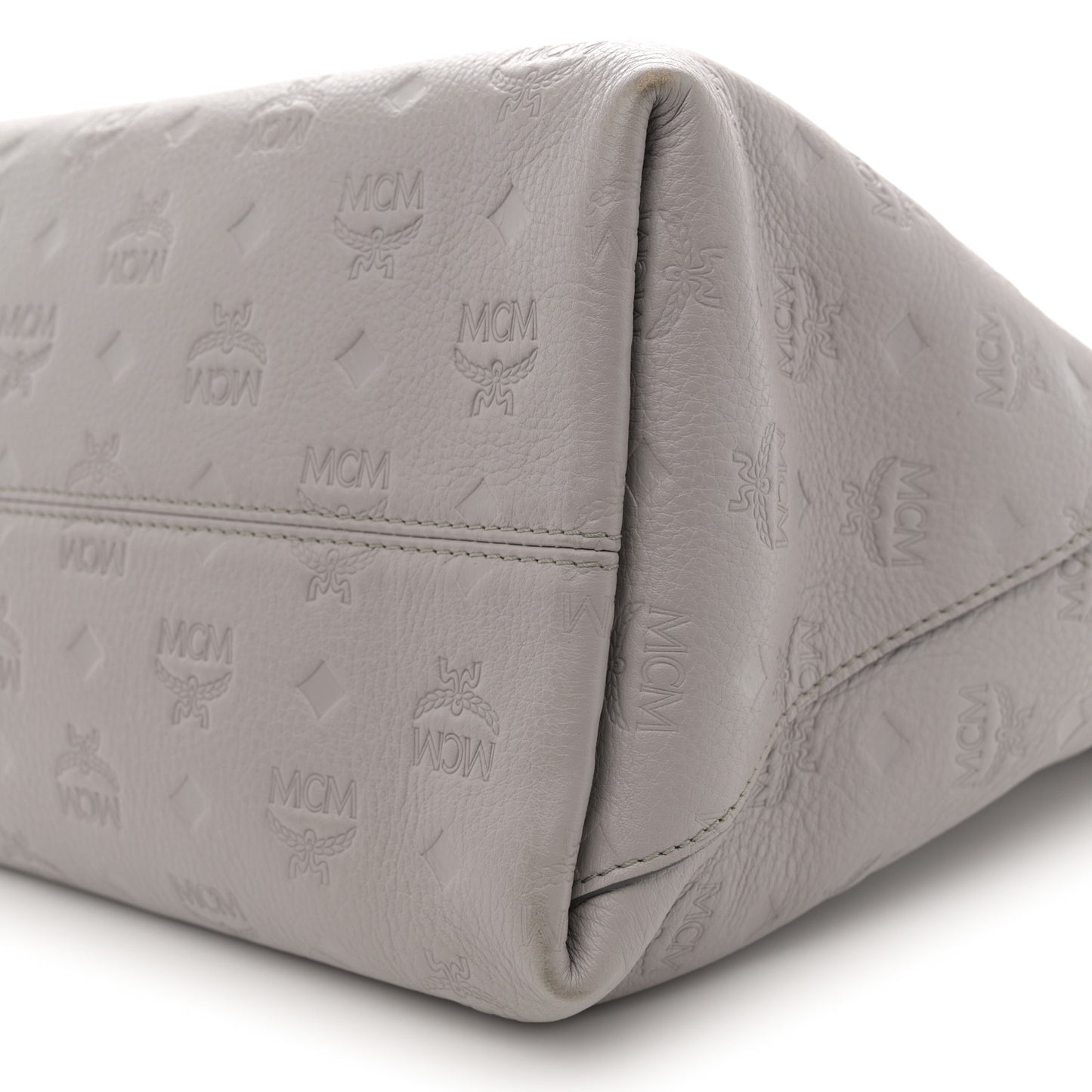 Calfskin Ottomar Monogram Klara Medium Hobo Dove Grey