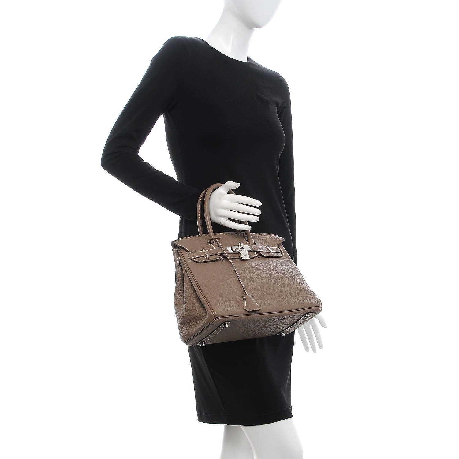 Hermes Togo Birkin 30 Etoupe 2 of 36