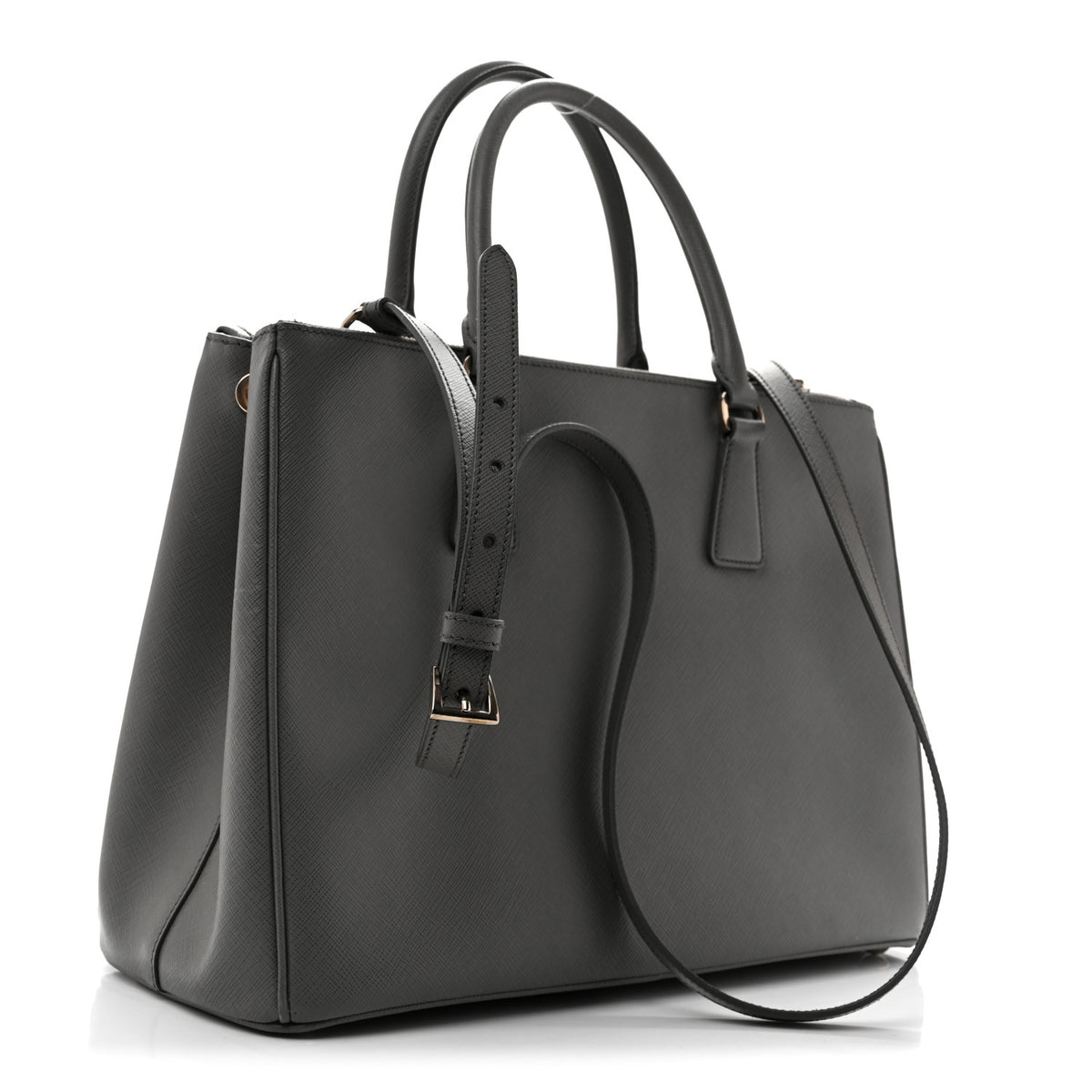 Prada Saffiano Medium Galleria Double Zip Tote Marmo 3 of 11