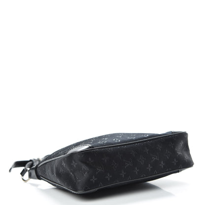 Louis Vuitton Satin Monogram Little Boulogne Black 4 of 10