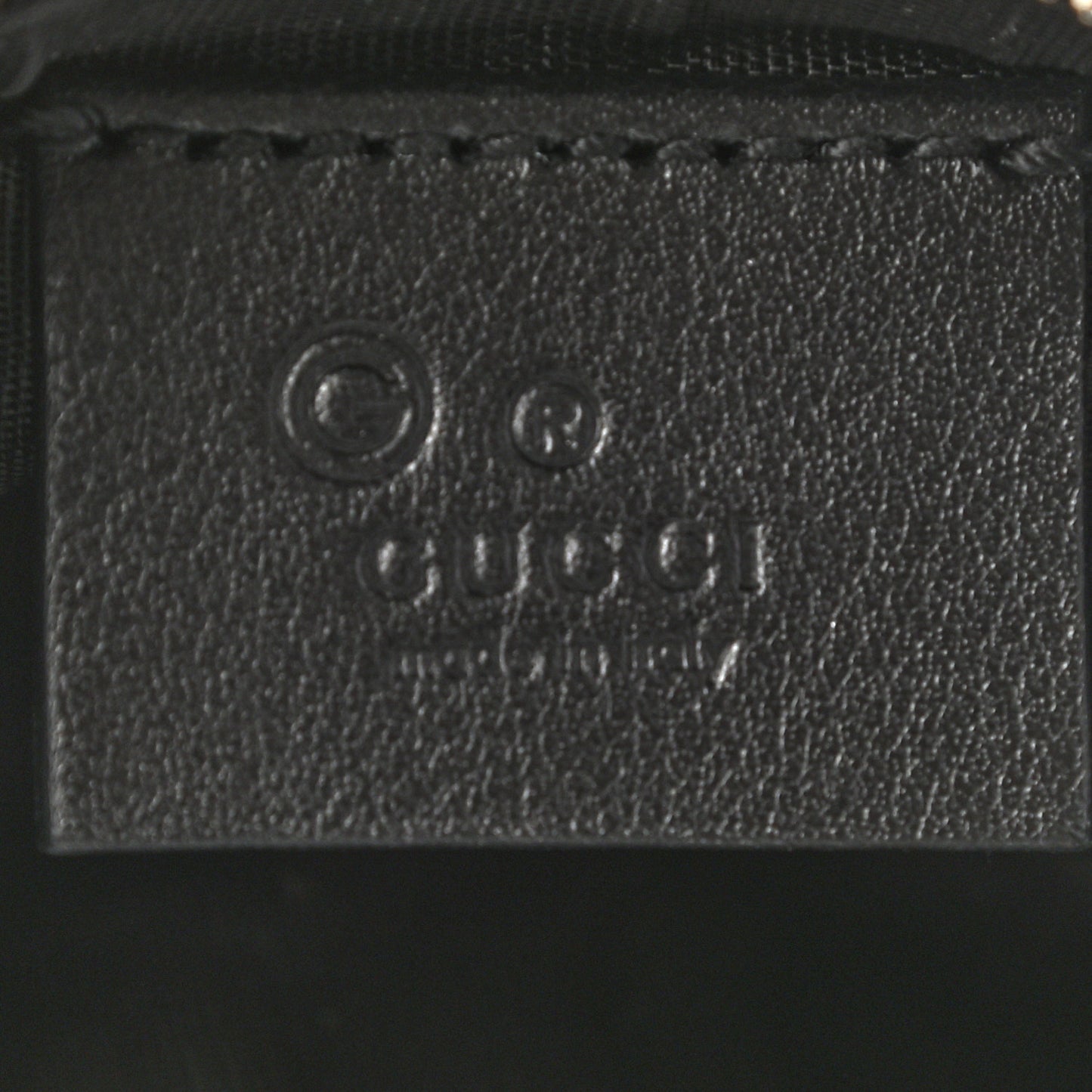 Microguccissima Key Ring Coin Case Black