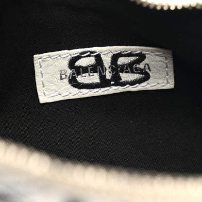 Balenciaga Agneau Arena Graffiti Le Cagole Shoulder Bag XS White Black 13 of 19
