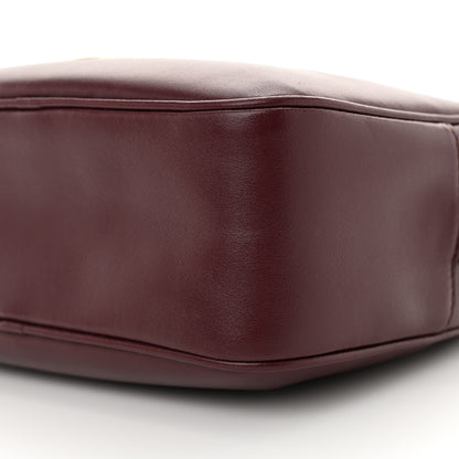 Salvatore Ferragamo Calfskin Vela Camera Crossbody Bag Burgundy 9 of 9