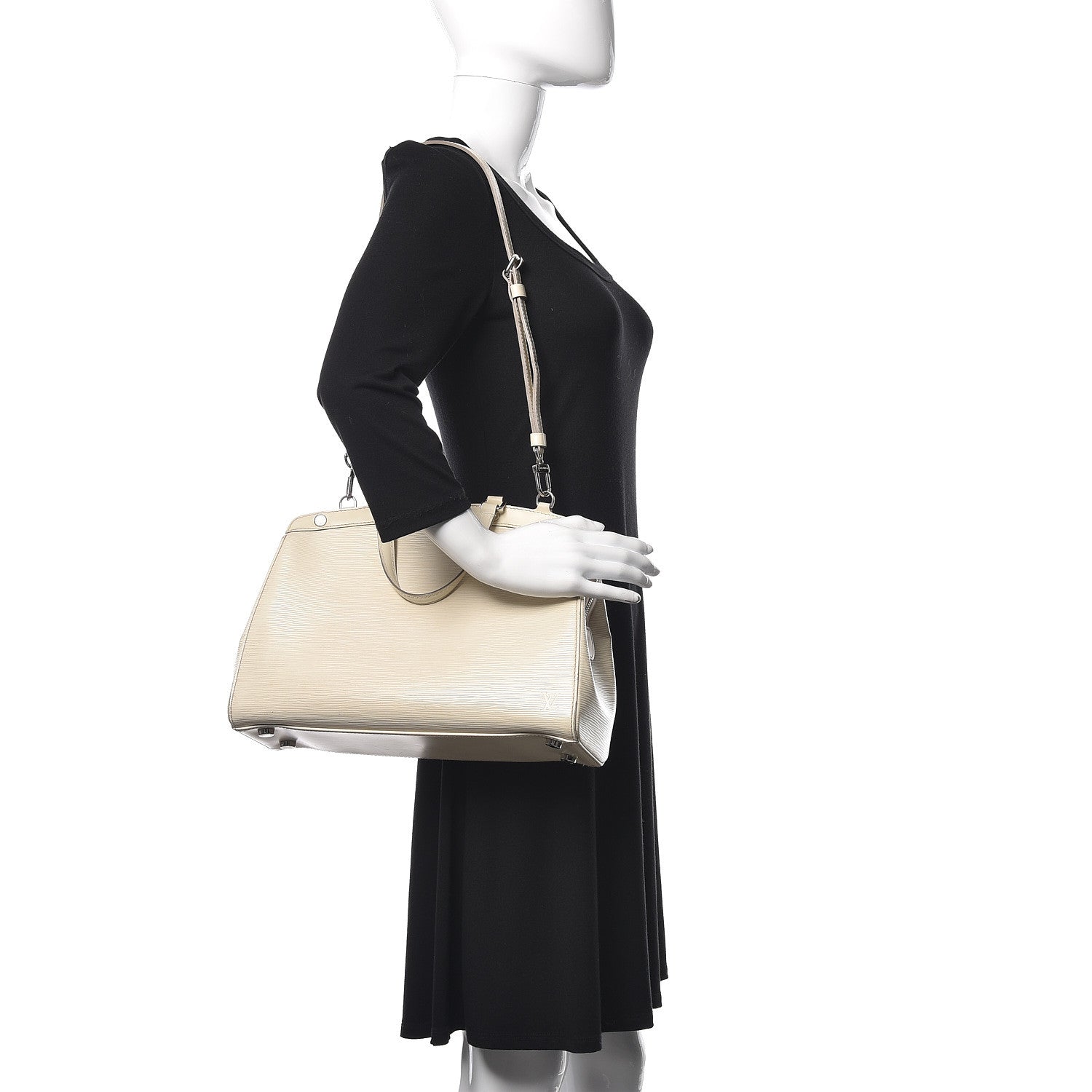 Louis Vuitton Epi Brea MM Ivory 3 of 25