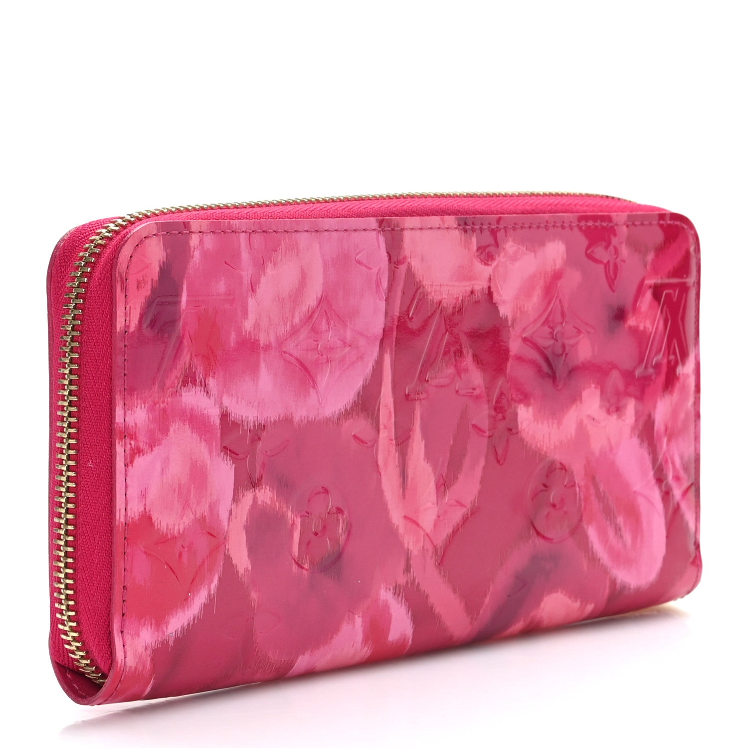 Louis Vuitton Vernis Ikat Zippy Wallet Rose Indien 3 of 7