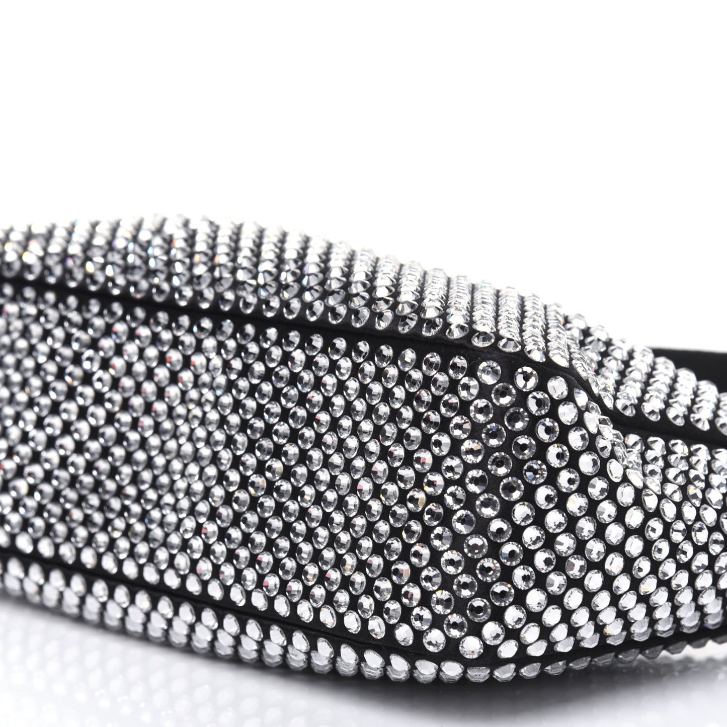 Satin Crystal Mini Re-Edition 2000 Bag Cristal