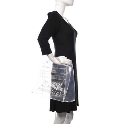 Hermes Vinyl Souvenir De L'Exposition Kelly Transparent 2 of 11