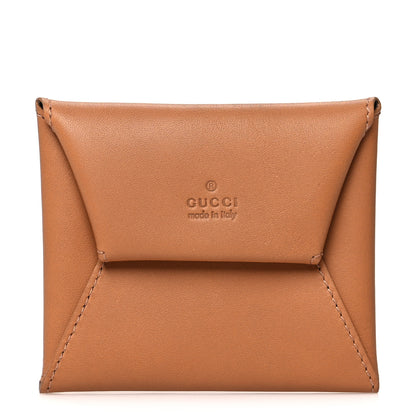Gucci Calfskin Coin Pouch Brown 1 of 7