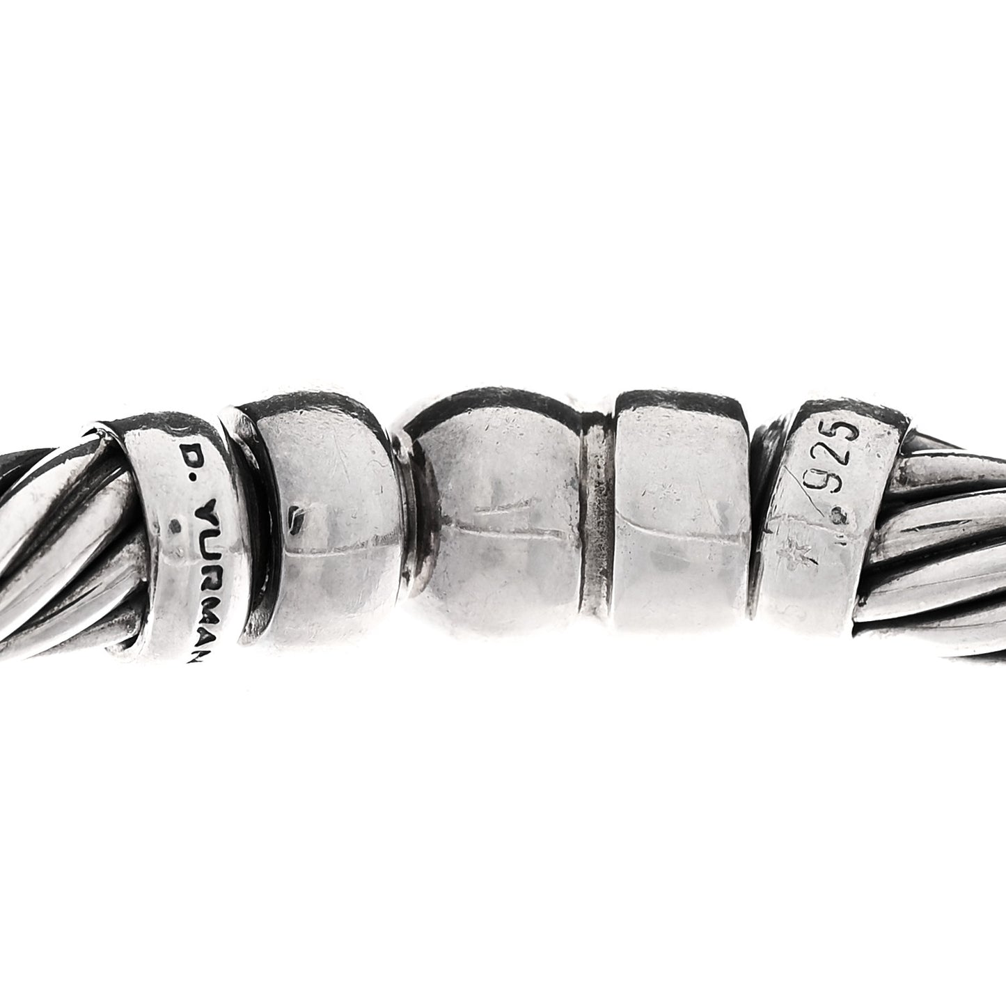 Sterling Silver Diamond Cultured Pearl Metro Link Bracelet
