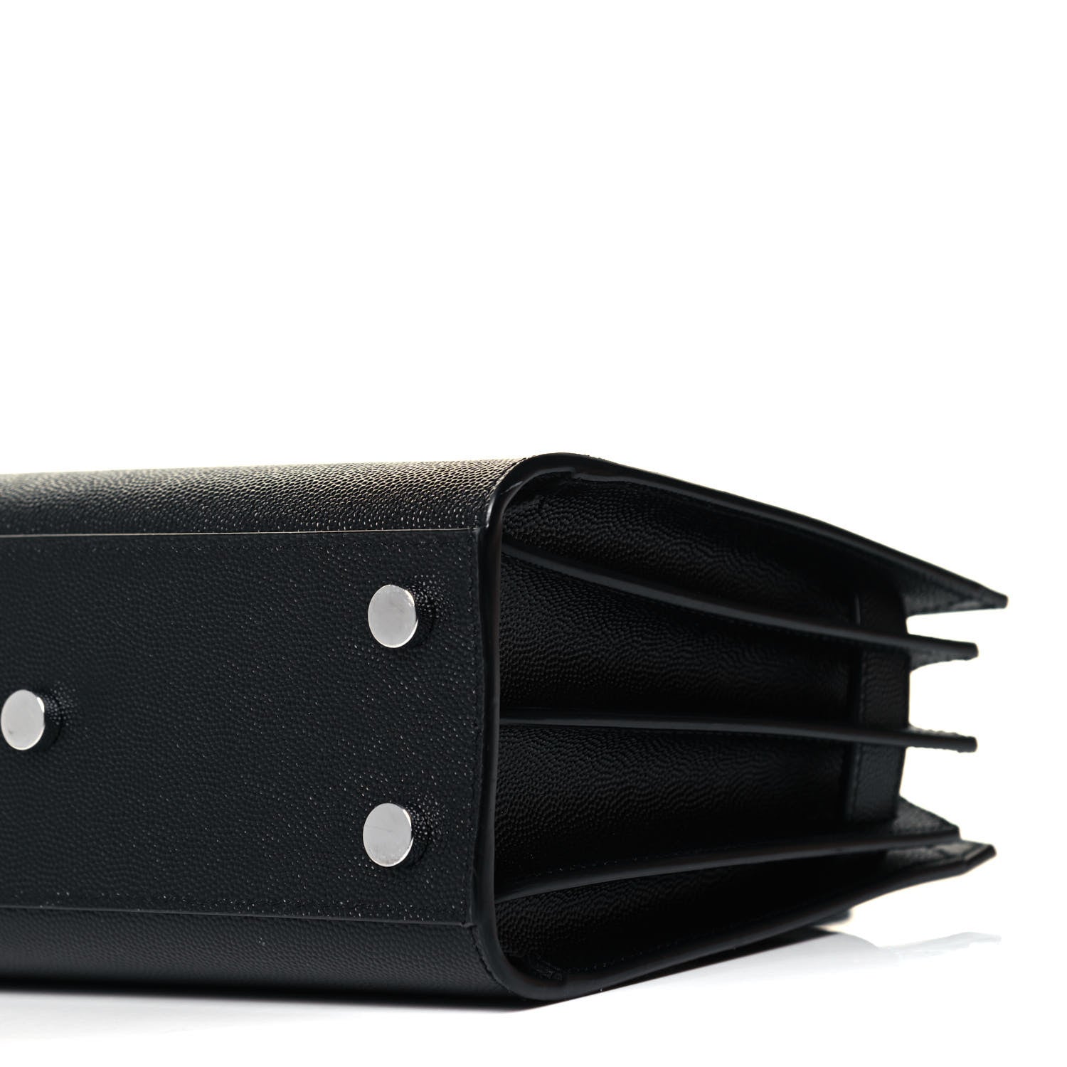 Saint Laurent Grained Calfskin Nano Sac De Jour Black 9 of 9