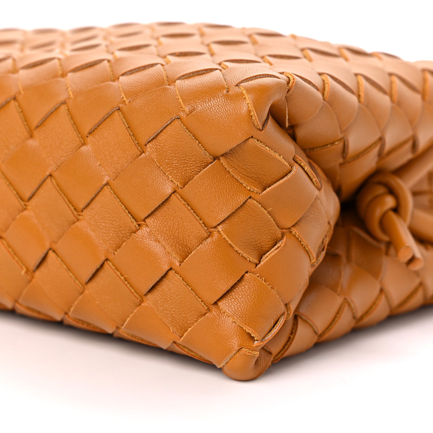 Bottega Veneta Nappa Intrecciato Loop Camera Bag Camel 8 of 8