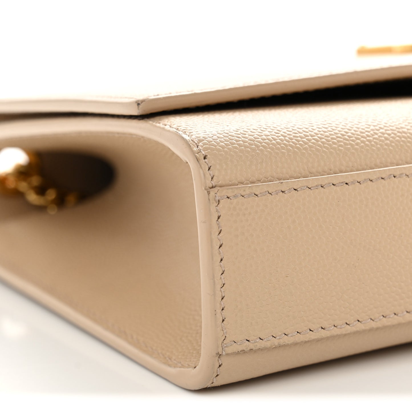 Grain De Poudre Medium Monogram Kate Satchel Dark Beige