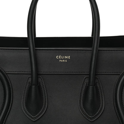 Celine Smooth Calfskin Micro Luggage Black 7 of 9