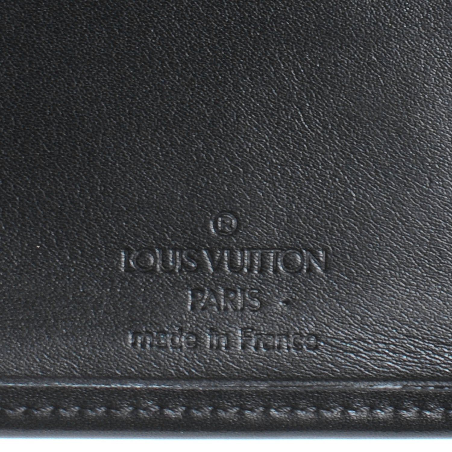 Louis Vuitton Nappa Marco Chicago Perforated Mens Wallet Black 5 of 7