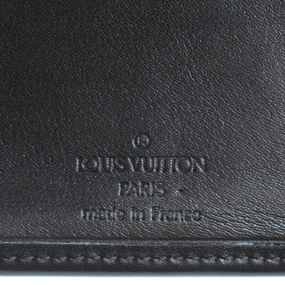 Louis Vuitton Nappa Marco Chicago Perforated Mens Wallet Black 5 of 7